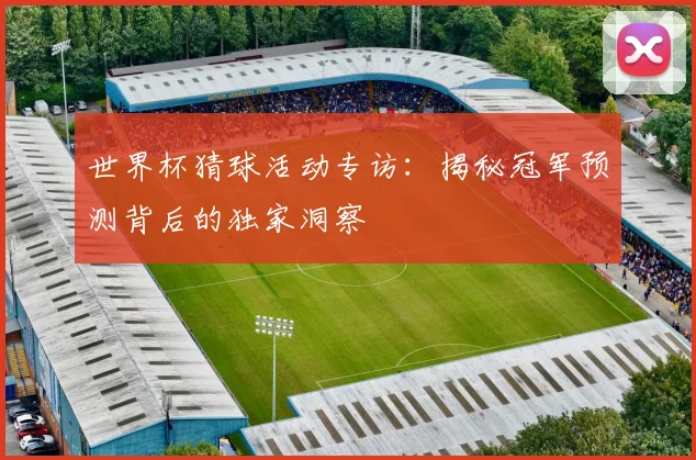 世界杯猜球活动专访：揭秘冠军预测背后的独家洞察